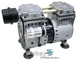 3/4hp Rocking Piston Vacuum Veneer PUMP Compressor 3+cfm 26+hg 100+PSI +3' Cord