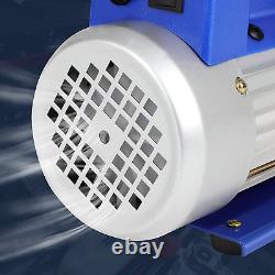 3.5 CFM Rotary Vane Vacuum Pump for HVAC/AC Refrigerant Recharging, Single Stage