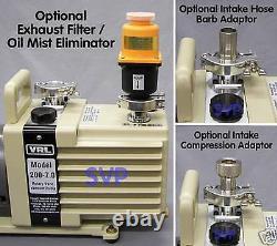 3.5 Cfm(100 L/min) 2 Stage Neon Sign Vacuum Pump Manifold Equipment Supply
