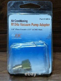 3,5CFM 1/4HP Combo Air Vacuum Pump HVAC R134 + A/C HI/LO Coupler & O Ring Kit