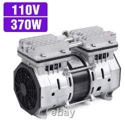 3.5CFM 370W Oil-free Vacuum Pump High Pressure Oilless Piston Compressor Pump