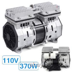 3.5CFM 370W Oil-free Vacuum Pump High Pressure Oilless Piston Compressor Pump