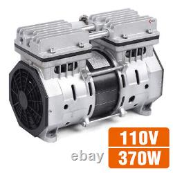 3.5CFM 370W Oil-free Vacuum Pump High Pressure Oilless Piston Compressor Pump