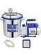 3 Gallon Tempered Glass Lid Vacuum Chamber With Pump, Degassing Chamber Kit With