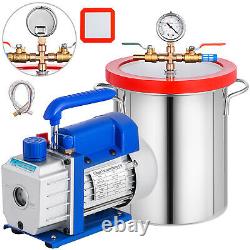 3 Gallon Vacuum Chamber + 3.6 CFM Single Stage Pump to Degassing Silicone Kit