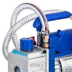 3 Gallon Vacuum Chamber Kit + 3 CFM 1 Stage Vacuum Pump Air Conditioning US Plug