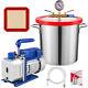 3 Gallon Vacuum Chamber And 3 Cfm Single Stage Pump To Degassing Silicone Kit