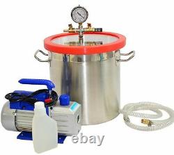 3 Gallon Vacuum Chamber and 3CFM Single Stage Pump to Degassing Silicone