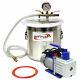 3 Gallon Vacuum Chamber With 2.5 Cfm Single Stage Pump To Degassing Silicone Kit