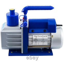 3 Gallon Vacuum Chamber5CFM Vacuum Pump 5Pa Silicone 1720RPM Stainless Steel