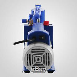4.8CFM 1/3HP Rotary Vacuum Pump 1/3HP and A/C Manifold Gauge R22 R134A R410A