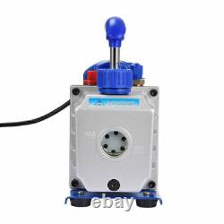 4 CFM 1 Stage Rotary Vane Vacuum Pump HVAC 1/4HP AC Air Conditioning R134a R410a