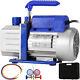 4 Cfm Air Vacuum Pump R134a Deep Rotary Vane Hvac A/c Refrigerant