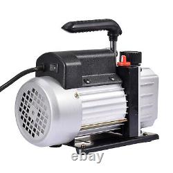 4CFM 1 Stage Vacuum Pump 1/4HP HVAC Refrigeration Air Conditioning Rotary Vane