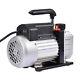 4cfm 1 Stage Vacuum Pump 1/4hp Hvac Refrigeration Air Conditioning Rotary Vane