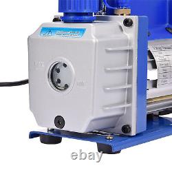 4CFM Vacuum Pump 1/4 HP 110V Air Tool, Vacuum Packaging, Automotive, 5Pa Blue