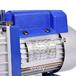 4CFM Vacuum Pump 1/4 HP 110V Air Tool, Vacuum Packaging, Automotive, 5Pa Blue