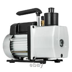5 CFM Rotary Vane DEEP Vacuum Pump HVAC Tool For AC R410A R134 Refrigeration A/C
