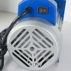5 Gallon/21L Vacuum Chamber Degassing Silicone Kit 1/4HP 3CFM Vacuum Pump Set US