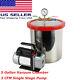 5 Gallon Stainless Steel Vacuum Chamber Kit With 3cfm Single Stage Pump Low Noise