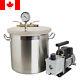 5 Gallon Vacuum Chamber And 3 Cfm Single Stage Pump To Degassing Silicone Canada