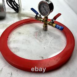 5 Gallon Vacuum Chamber with 5CFM Vacuum Pump Kit 1/3HP Single Stage 110V