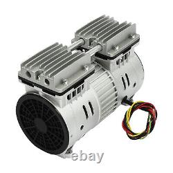 550W Oilless Air Pump Compressor Vacuum Pump Head Small Air Mute 125L/min 4.5CFM