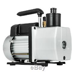 5CFM Vacuum Pump 2-Stage 1/2 Hp Rotary Refrigerant HVAC/Auto AC Recharging 1/2HP