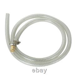 5Gallon Vacuum Degassing Chamber Silicone 3 CFM Single Stage Pump Hose Noiseless
