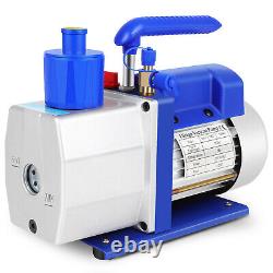 7CFM 1 Stage Vacuum Pump 1/2HP Rotary Vane Deep HVAC AC Air Conditioning Tool