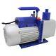 7cfm Vacuum Pump Rotary Vane Double Stage For Vacuum Drying Oven 3l, 116 Psi