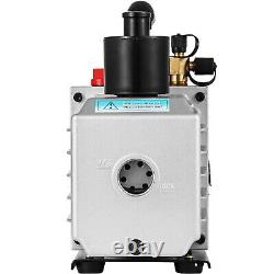 8CFM Two-Stage Rotary Vane Vacuum Pump 1/4\flare R134a R410a Oil Reservoir