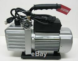 90066-2V-110 6 CFM Vacuum Pump Two Stage 1/3 HP 15 Microns 3440 RPM Mastercool