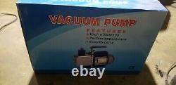 9CFM Rotary Vane Vacuum Pump Air Refrigeration Single Stage 300ml 3/4HP 110V