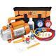 Ac Repair Tool Kit R12/r22/r134a/r407a Mini Split/hvac/auto 3.6cfm Vacuum Pump
