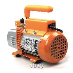 AC Repair Tool Kit R12/R22/R134a/R407a Mini Split/HVAC/AUTO 3.6CFM Vacuum Pump