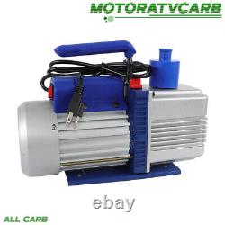 ALL-CARB 110V 9.6 CFM 1 HP Single-Stage Rotary Vane HVAC Air Vacuum Pump