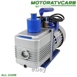 ALL-CARB 110V 9.6 CFM 1 HP Single-Stage Rotary Vane HVAC Air Vacuum Pump