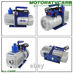 ALL-CARB 110V 9.6 CFM 1 HP Single-Stage Rotary Vane HVAC Air Vacuum Pump