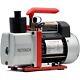 Autogen 5cfm Vacuum Pump, 1/2hp 38 Micron 110v Hvac Vacuum Pump For R12 R22 R