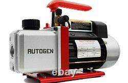 AUTOGEN Single-Stage Rotary Vane Vacuum Pump 5 Pa 1/3HP for Air 4CFM