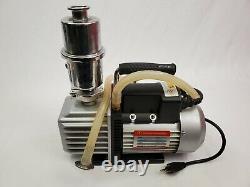 Across International EasyVac 7 CFM Compact Vacuum Pump with Oil Mist Filter, 110