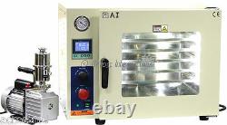Ai 5-Sided UL/CSA Certified 110V 1.9 CF Vacuum Oven with 110/220V 7 cfm Pump