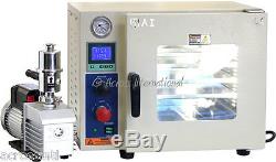 Ai UL/CSA Certified 0.9 CF Vacuum Oven with 110V/220V EasyVac 9 cfm 2-Stage Pump