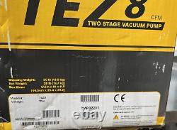 Appion Evacuation TEZ8 8CFM Two Stage Vacuum Pump Oil change/ AC System