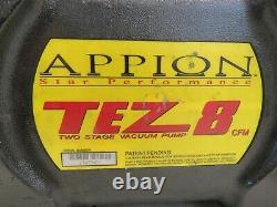 Appion TEZ8 8CFM Two Stage Vacuum Pump