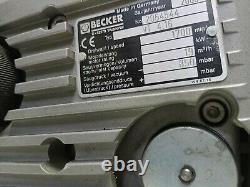 Becker VT 4.16 Rotary Vane Pump, Oil-Free, Pump speed 11 CFM