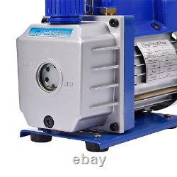 Blue 4CFM Vacuum Pump 1 / 4HP 110V, 1/4inch Bell Mouth, Low Noise&High Quality