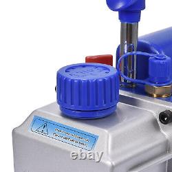 Blue 4CFM Vacuum Pump 1 / 4HP 110V, 1/4inch Bell Mouth, Low Noise&High Quality