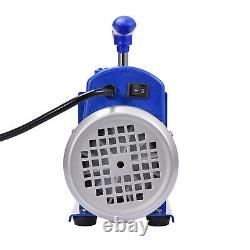 Blue 4CFM Vacuum Pump 1 / 4HP 110V, 1/4inch Bell Mouth, Low Noise&High Quality